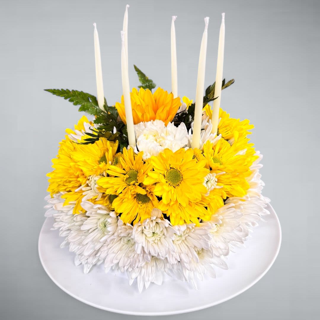 Flower Cake - A beautiful flower cake for your celebrations.