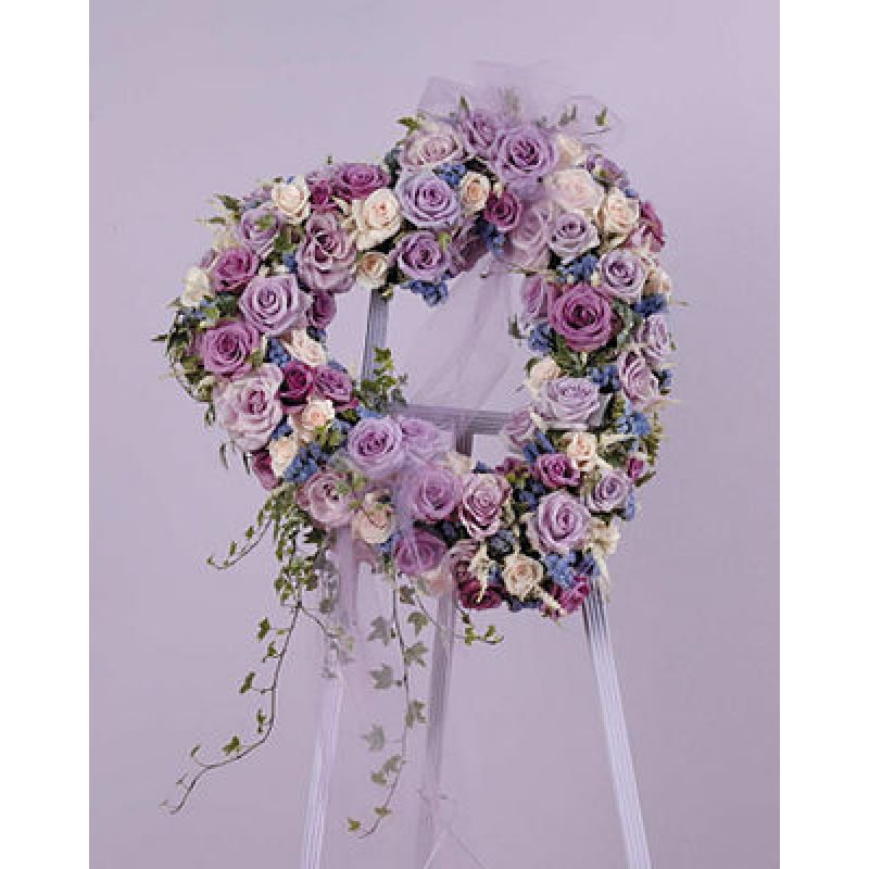 Purple & Blue Open Heart Purple & Blue Open Heart