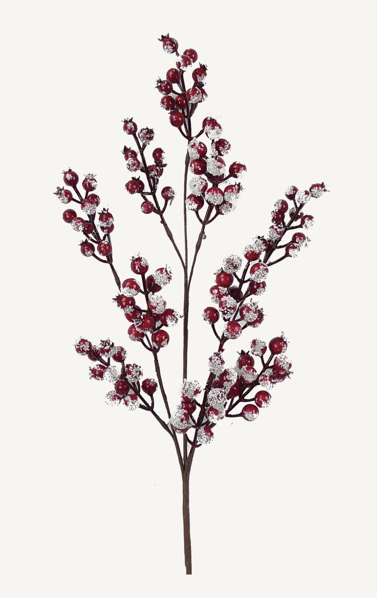 Snow Red Berry Spray Snow Red Berry Spray - Color: RED Dimension: 31”H