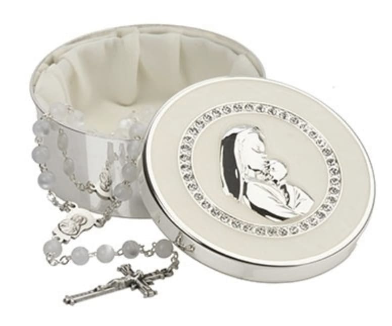 RELIGIOUS GIFTS- FIRST HOLY COMMUNION- 1.5"H MADONNA AND CHILD KEEPS CAROLINE COLLECTION RELIGIOUS GIFTS- FIRST HOLY COMMUNION- 1.5"H MADONNA AND CHILD KEEPS CAROLINE COLLECTION - Theme CC EVERYDAY Division GIFTWARE Materials ZINC ALLOY - LEAD FREE Dimensions 1.5"H