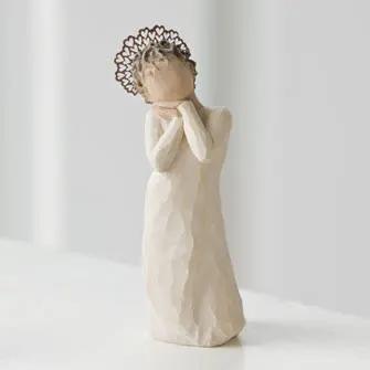 WILLOW TREE - ANGEL LOVE WILLOW TREE - ANGEL LOVE - "SO HAPPY TO LOVE AND BE LOVED" Willow Tree by Susan Lordi, Resin Figure Mint in Box