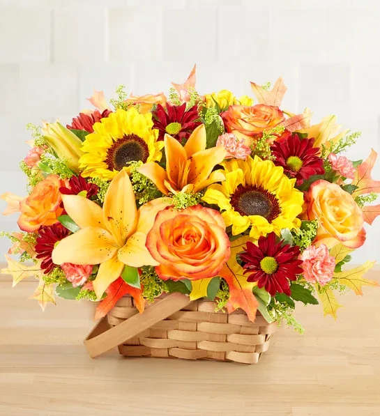 Fields of Europe for Fall Basket Fields of Europe for Fall Basket - Inspired by the rustic charm of the European countryside, our best-selling autumn bouquet features fresh-picked blooms arranged in a delightful basket. With shades of golden yellow, warm orange, and rich red, this vibrant arrangement is a heartfelt way to let someone know they’re in your thoughts.