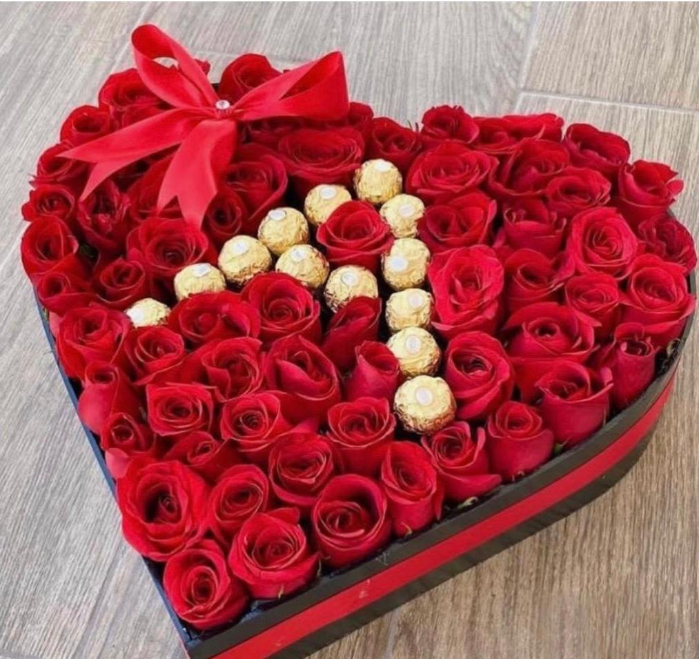 Personalized Petals Personalized Petals - "Make a lasting impression with our unique and romantic floral arrangement, featuring fresh roses carefully arranged to spell out a custom letter in a beautiful heart-shaped box. Perfect for anniversaries, birthdays, or special occasions, this thoughtful gift will convey your love and affection in a truly personalized way."