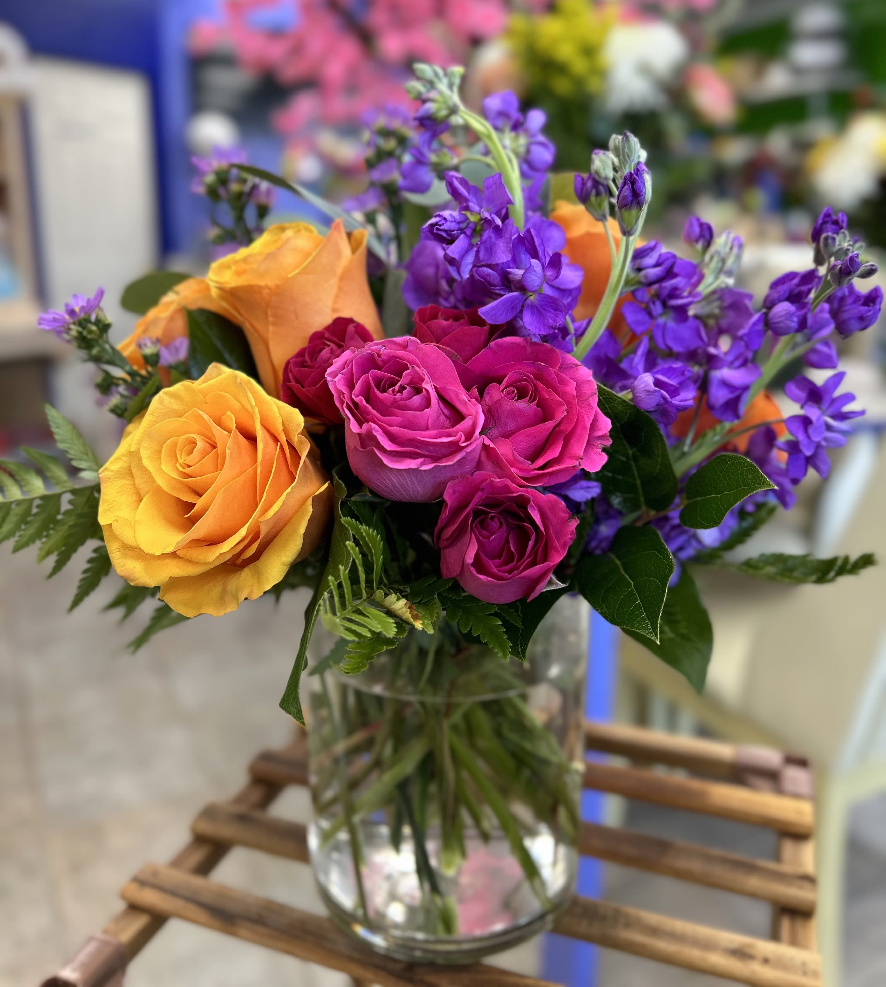 Be Bold - Blooming with bright colors to boldly express your every emotion, this exquisite flower bouquet is set to celebrate