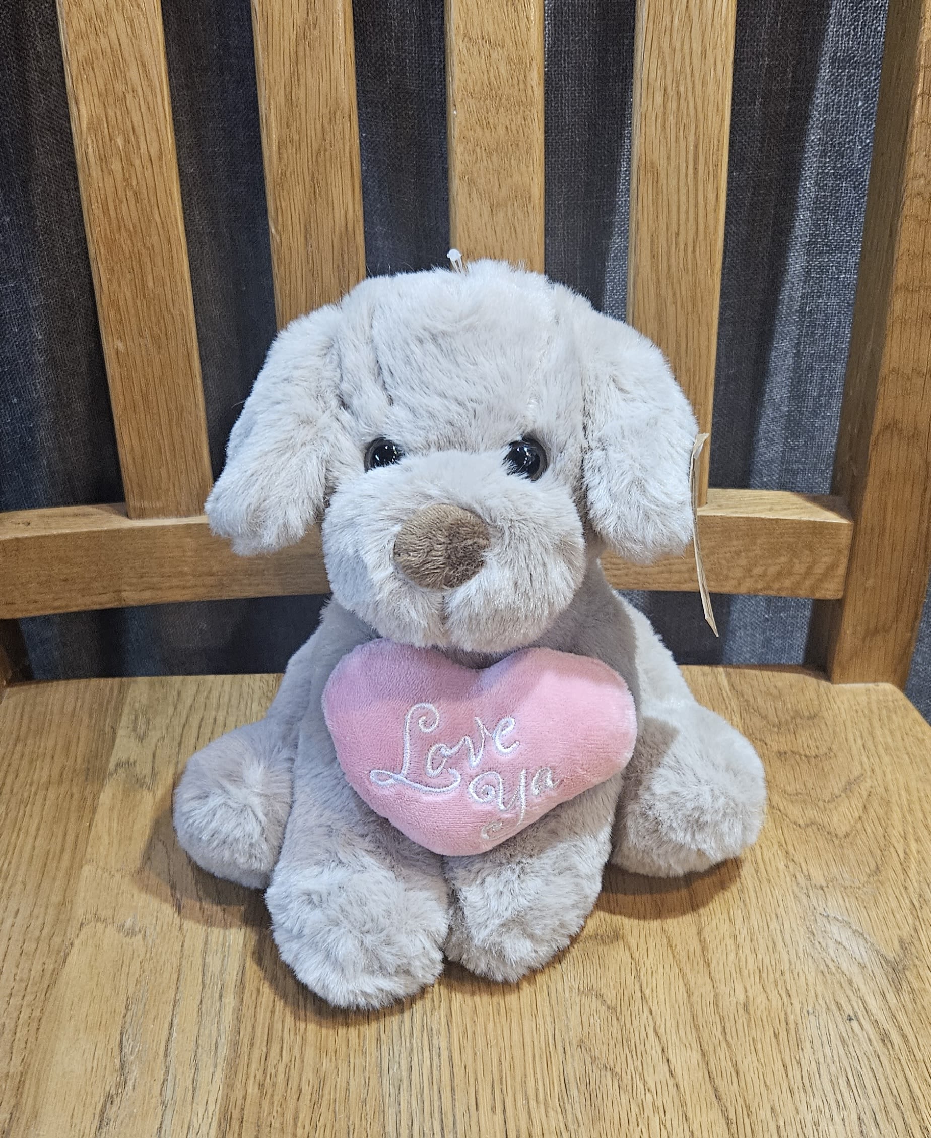 Woof Woof The Love Puppy  - 10&quot; Plush Puppy &quot;Love Ya&quot; on the Heart