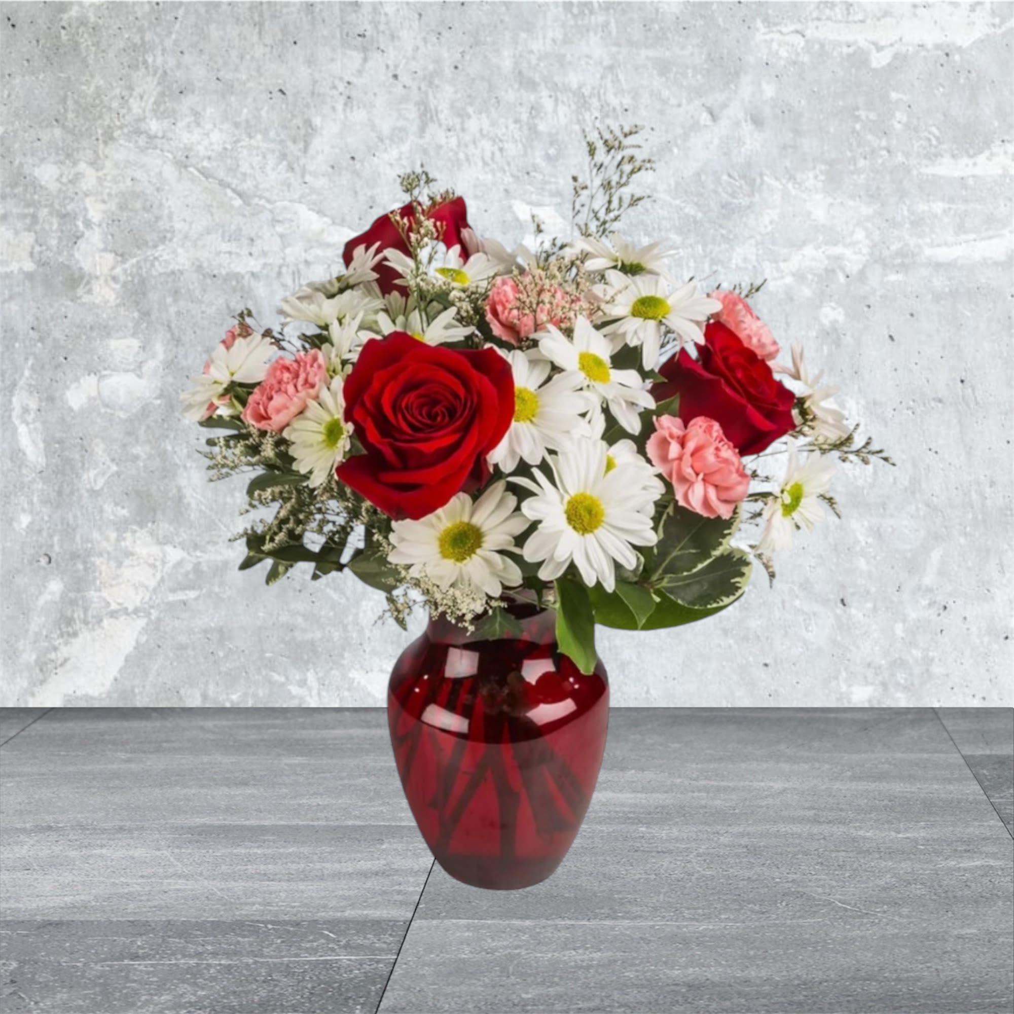 Boldly Bashful - This bouquet is a sweet way to show someone you care. Boldly Bashful by BloomNation™ is a great gift for Valentine's Day or Birthday.  