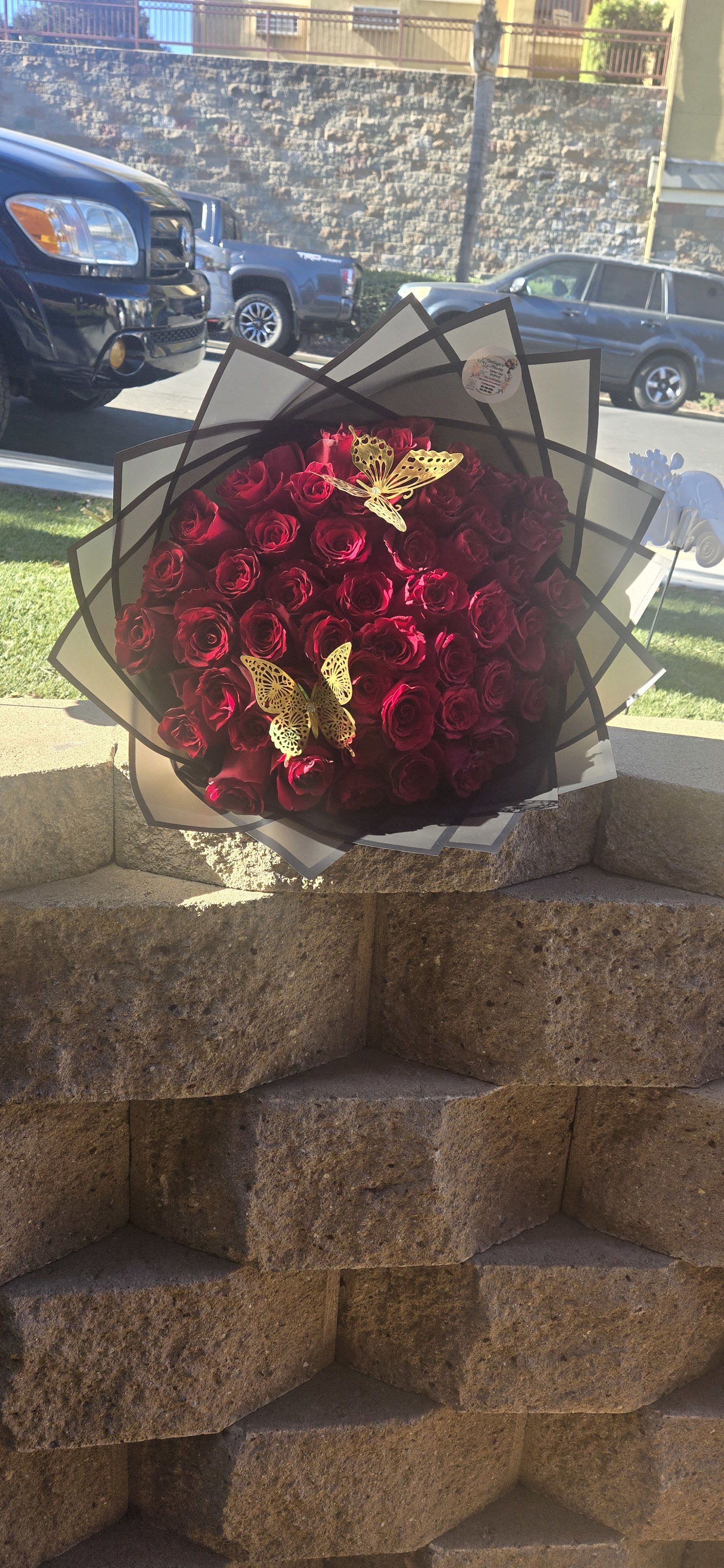 50 red roses buchon 50 red roses buchon - 50 red rose buchon