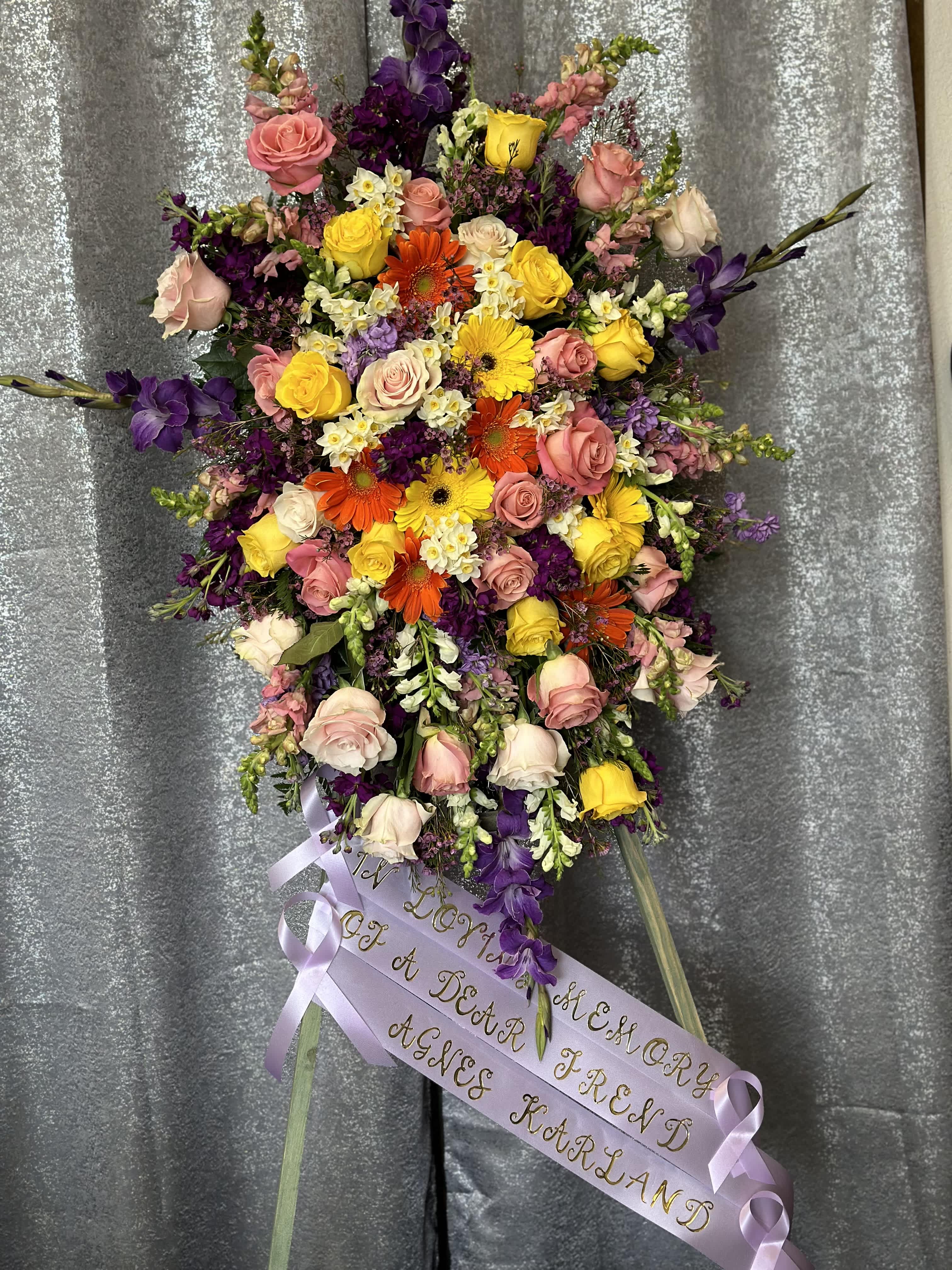 funeral spray funeral spray - mix colors