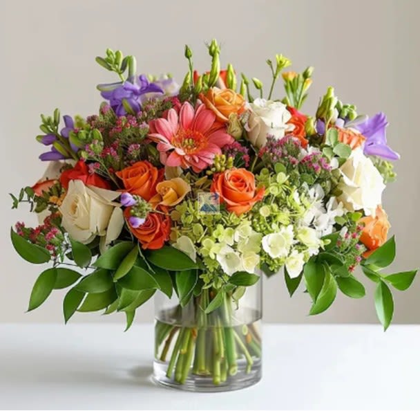 The Joy That Brings Me Home The Joy That Brings Me Home - This premium floral arrangement sings a mesmerizing song of love and affection. This bouquet symbolized the joy in your heart when you think of your loved one. Our expert florists meticulously combine the captivating beauty of an array of seasonal flowers to express what words cannot.