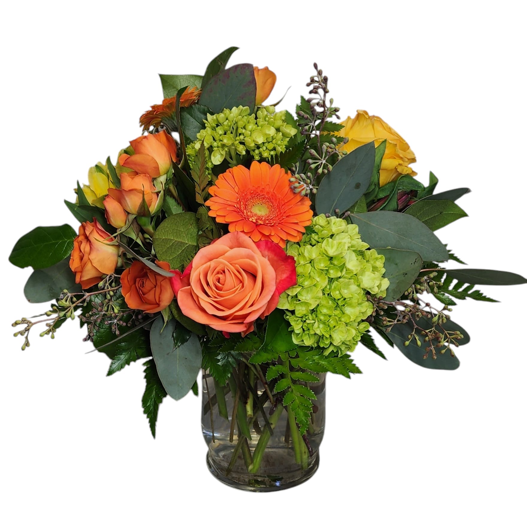 New Beginnings by BloomNation™ - Autumn reminds us that new seasons calls for new beginnings. The leaves know it, that’s why they switch up their colors. The bears know it, that’s why they stock up on food for a long winter of hibernation. And finally, the flowers know it, hence the creation of this arrangement. No matter what change you’re celebrating in someone's life, this arrangement is sure to propel them forward into the wonders of tomorrow.