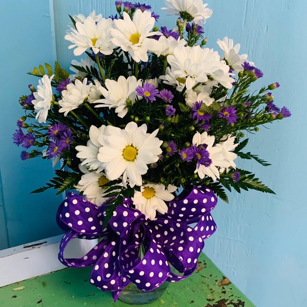 Delicate Daisies Delicate Daisies - Beautiful combination of any color daisy and monte casino.