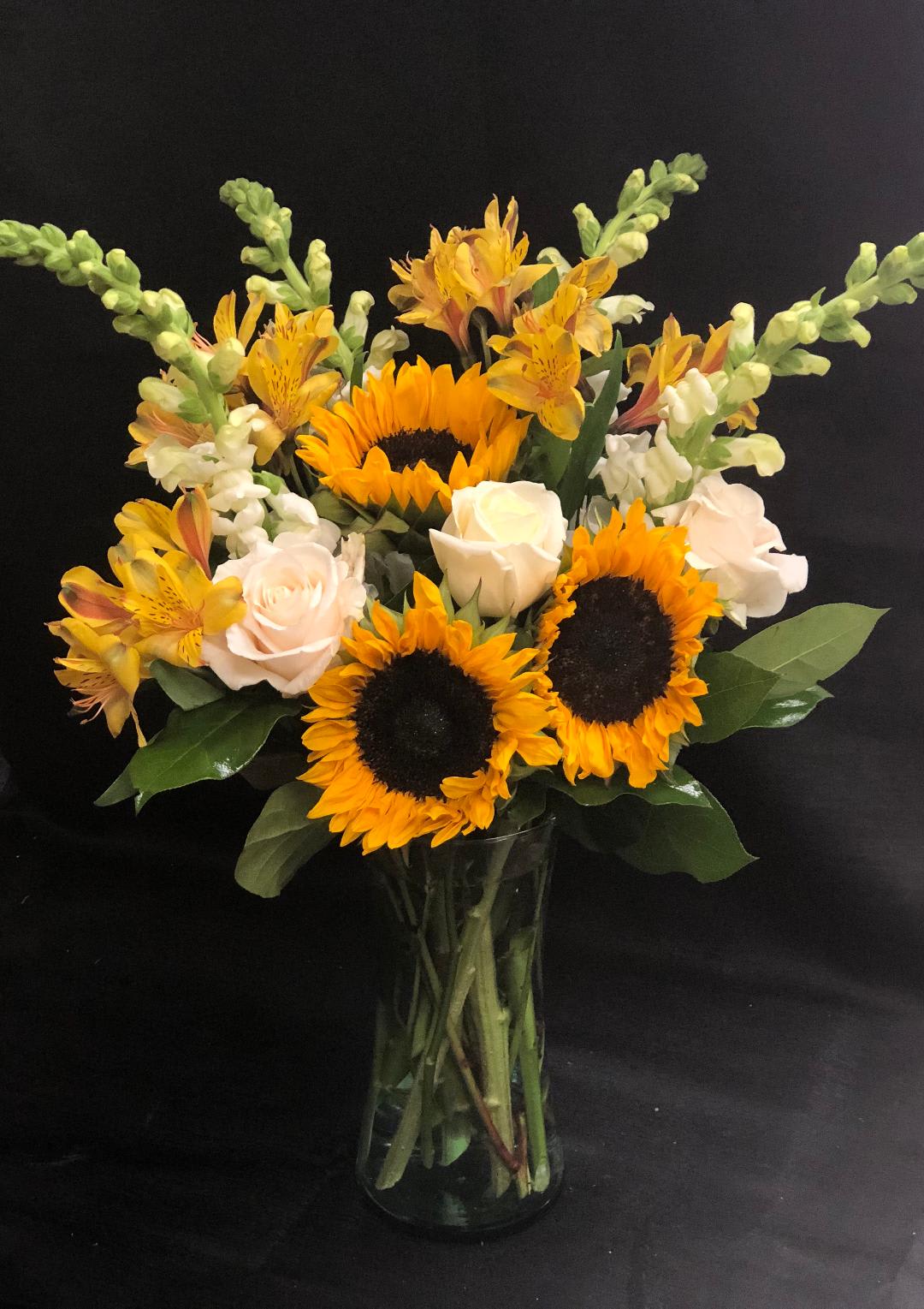 Here comes the Sun - Sunflowers, Roses etc..