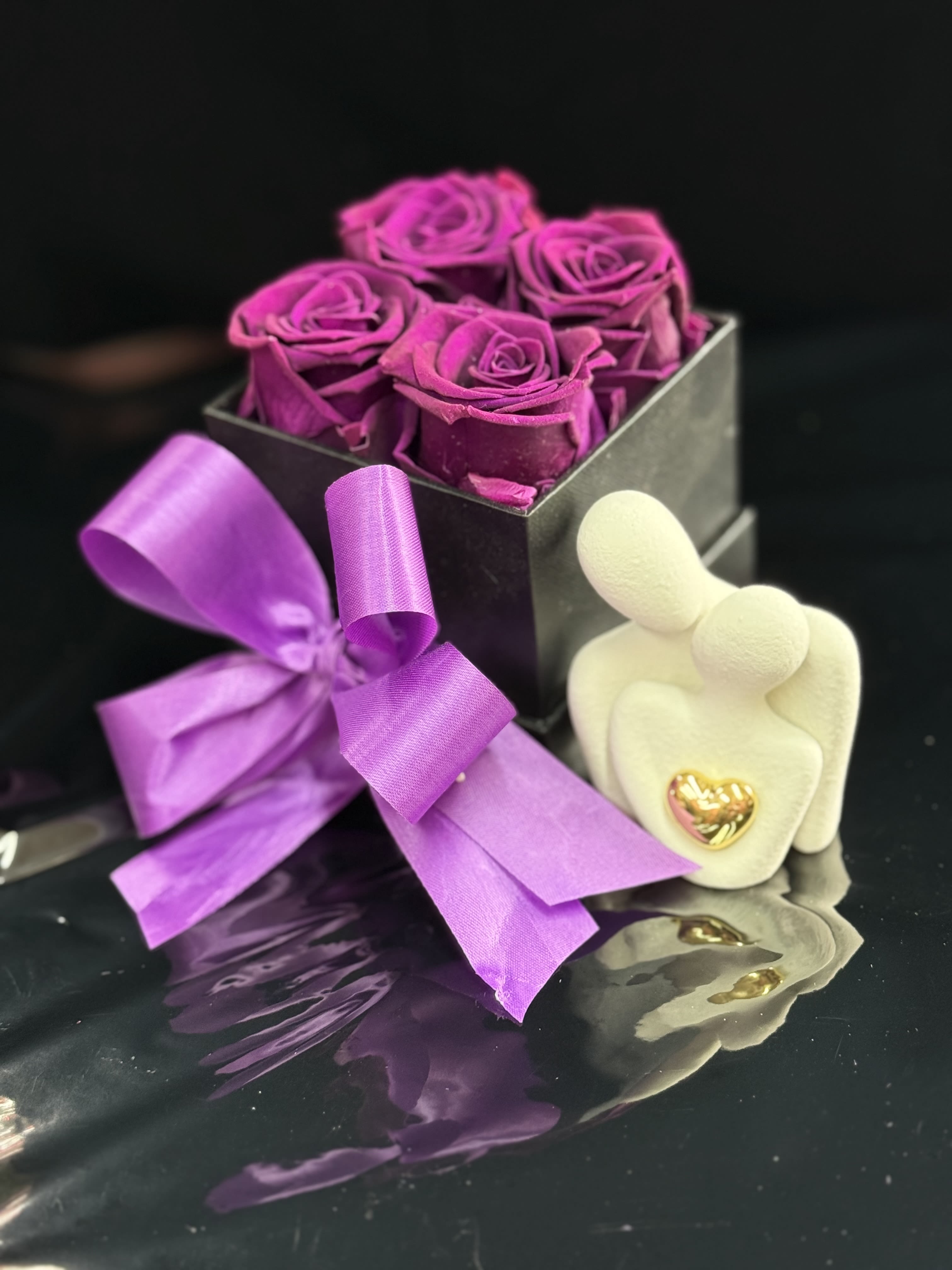 Eternal Love  - These timeless flowers make the perfect gift for any occasion—whether it’s for a romantic gesture, a special anniversary, or a thoughtful gift for someone who deserves a lasting symbol of love. Each rose is handpicked at the peak of its bloom and preserved to retain its softness, beauty, and scent.