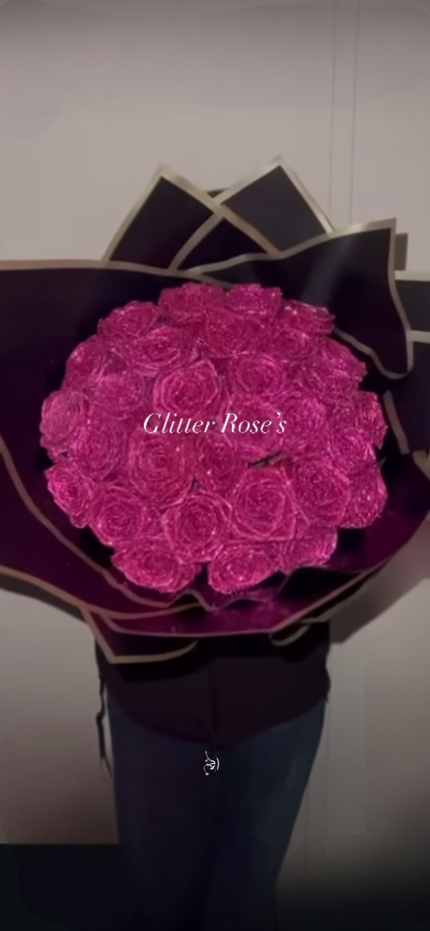 Ramo bouchon - 25 to 100 roses   Of your choice  pink red. Blue yellow purple white