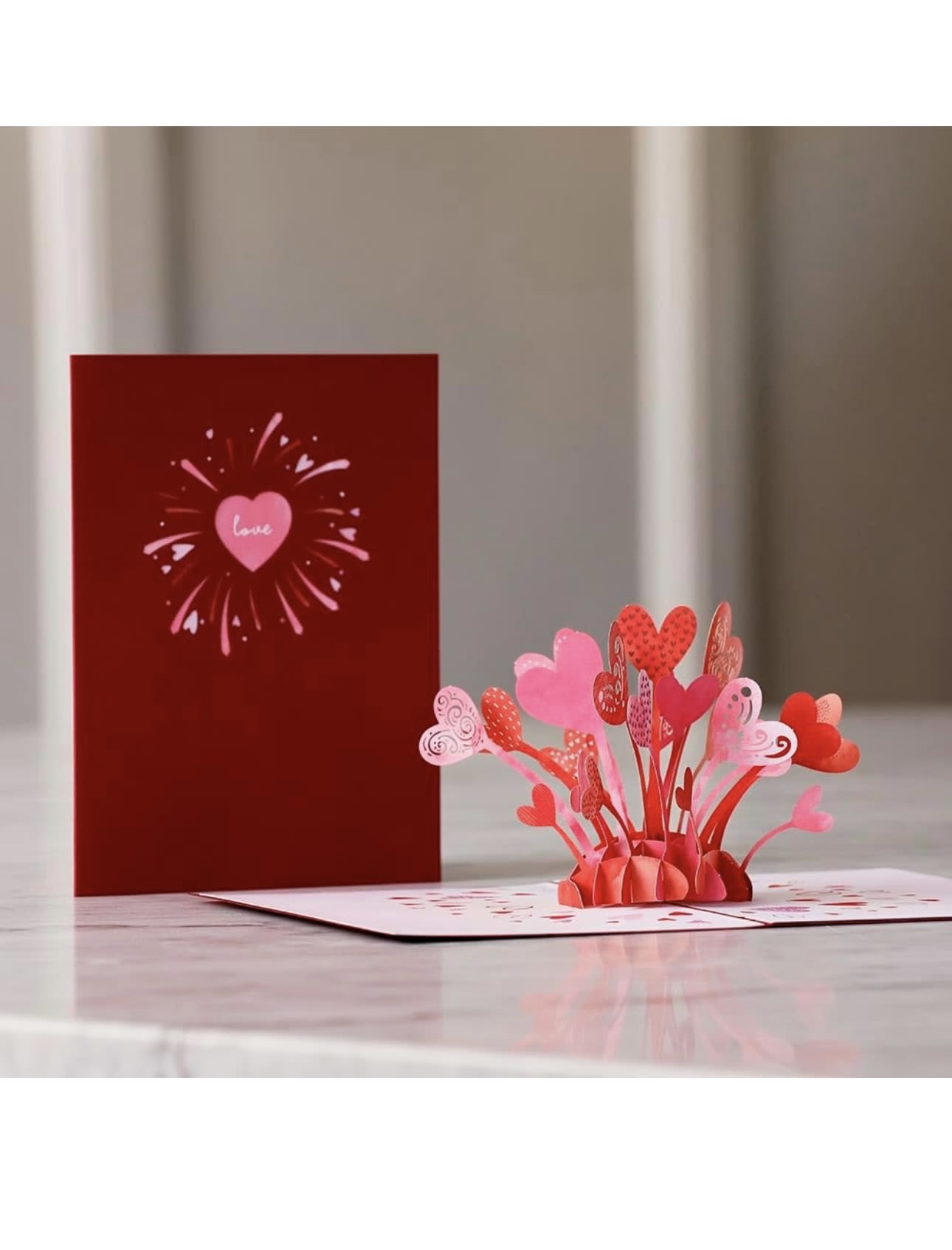 Love Explosion Pop-Up Card - Cate 3D