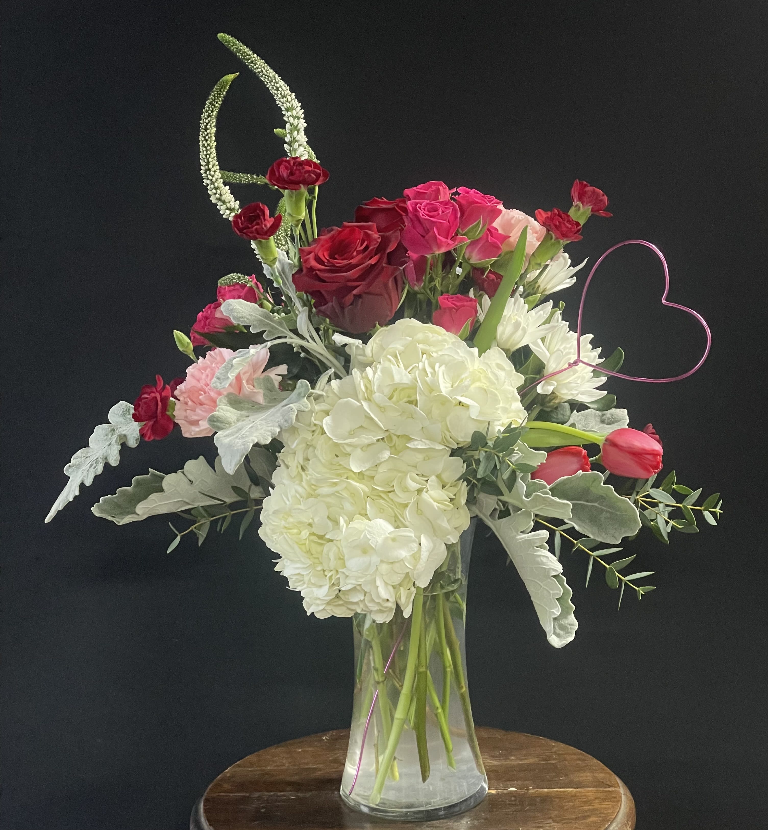 Forever and Always  - Loaded with blooms of reds, pinks, and whites.  This is a favorite for all.