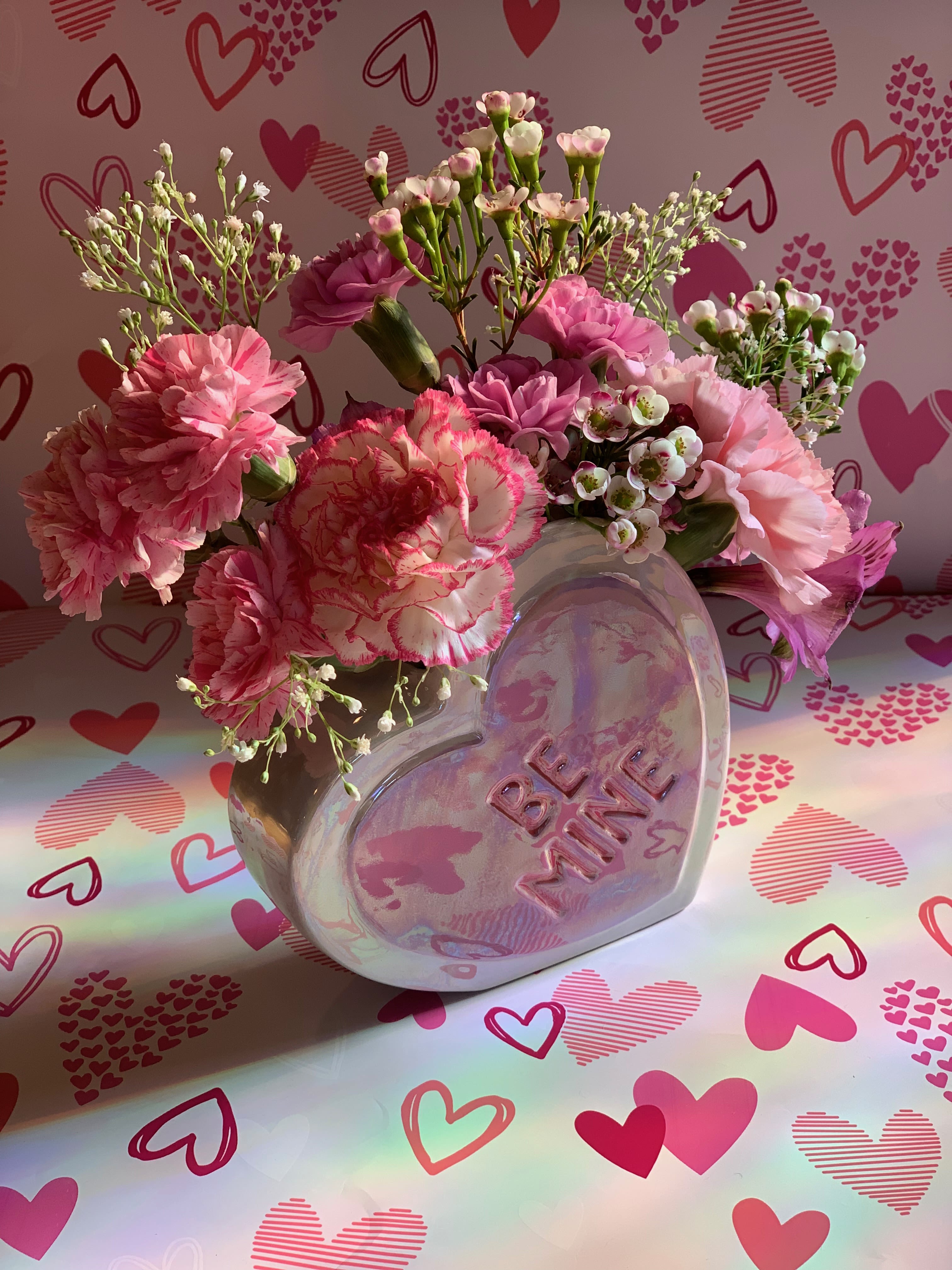Won't You Be Mine Won't You Be Mine - Hurry and snag one while they last, limited availability. May be subject to special holiday pricing. Flower selection will vary on availability.