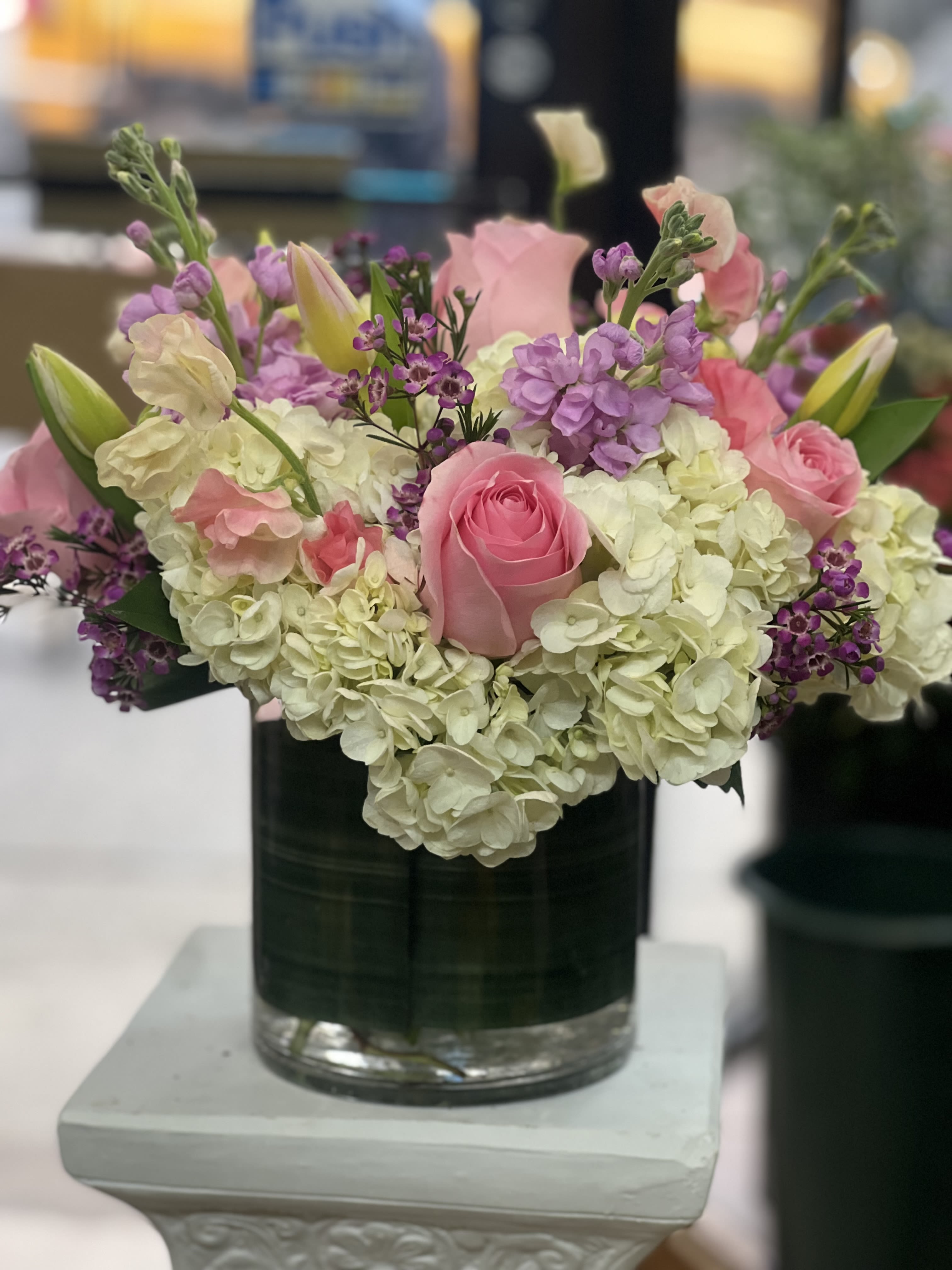 Eternally yours  - Classic and Beautiful, this large arrangement whispers luxury. Soft pinks, whites and creams come together to create an appealingly feminine gift. Perfect for any occasion 