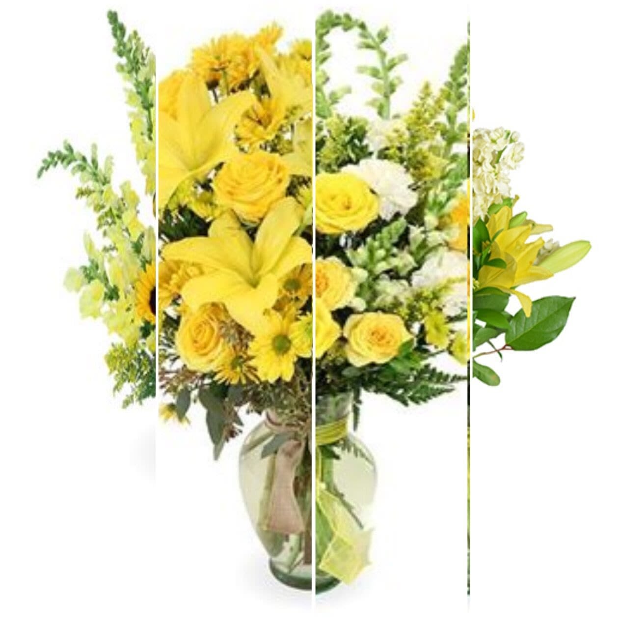 Designer's Choice: Yellow - Your bouquet will feature in-season flowers and match the essence of the occasion. 