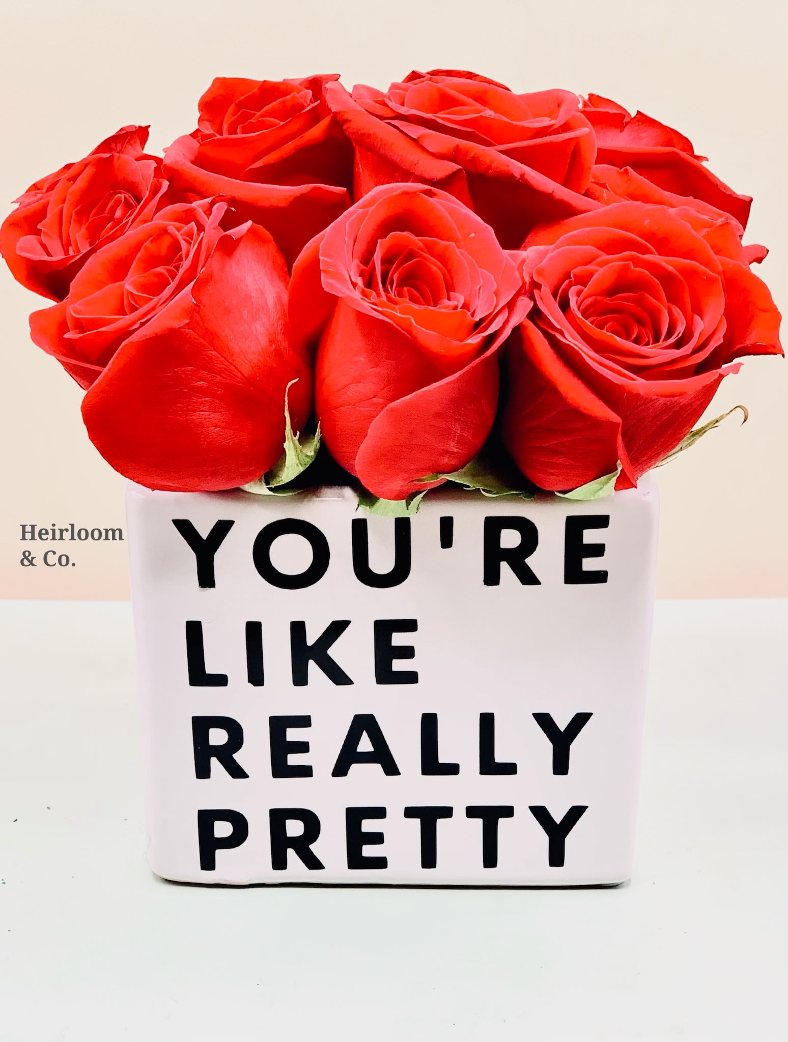 Cady from Mean Girls - Inspired by one of our favorite feminists, Tina fey.  This arrangement is totally fetch (it's like slang. From London)