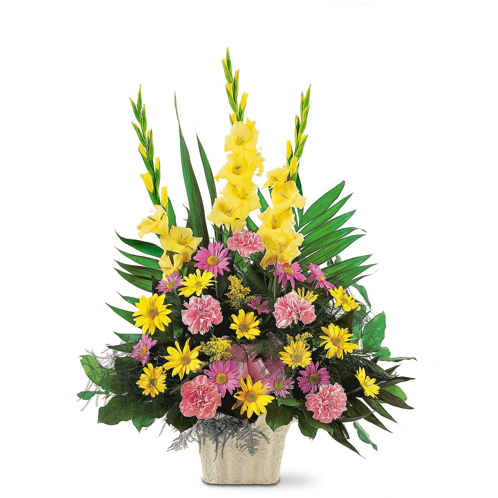 Warm Thoughts Arrangement by Teleflora - This pastel arrangement will express your sympathy and lovingly show your warm thoughts.  