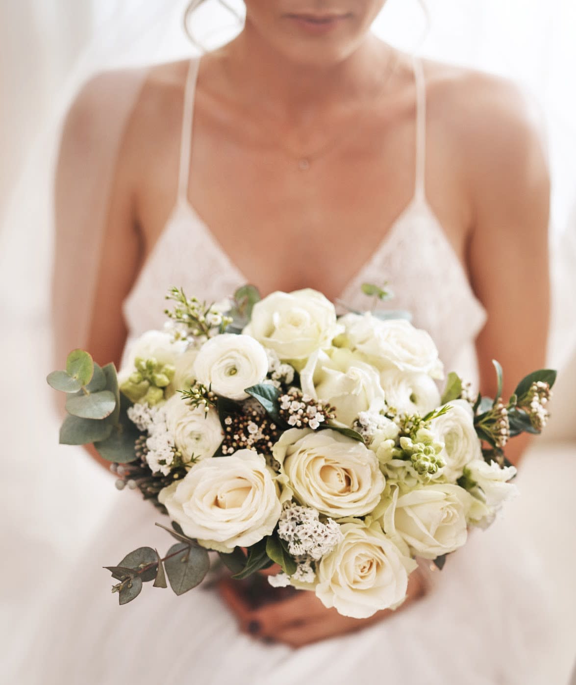 Bridal Bouquets Deluxe style shown starting at $125 - Bridal Bouquets and Bridesmaids bouquets available in all colors and styles .Call or email us for more information.