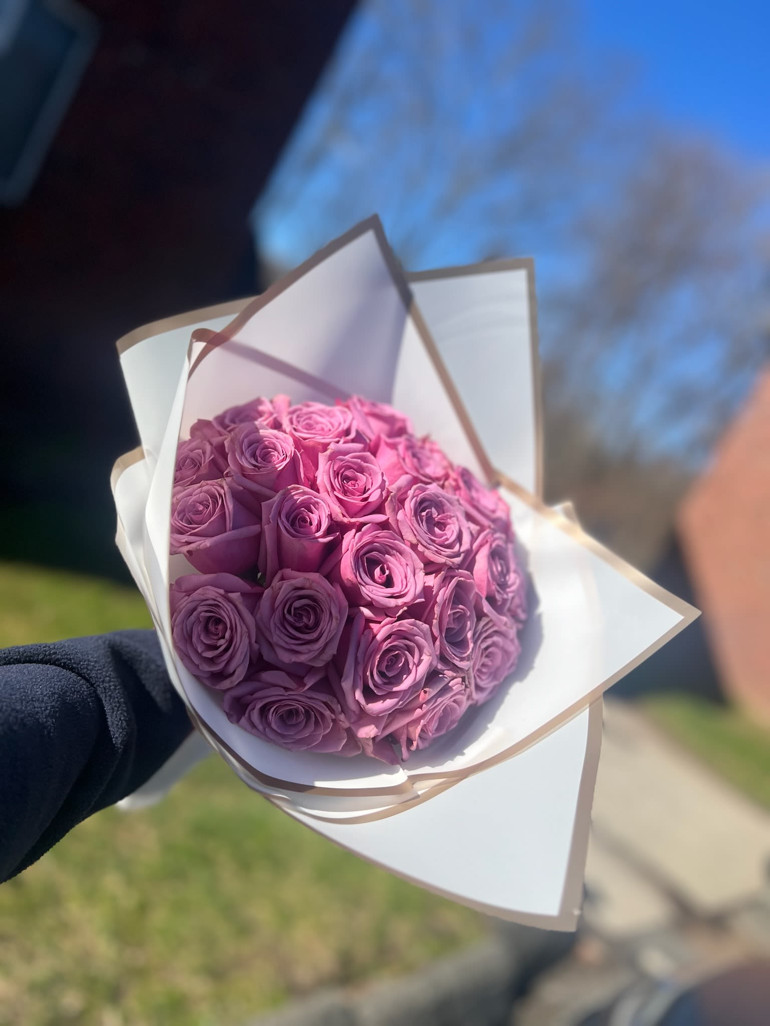 Lavender Love - Lavender Roses Bouquet