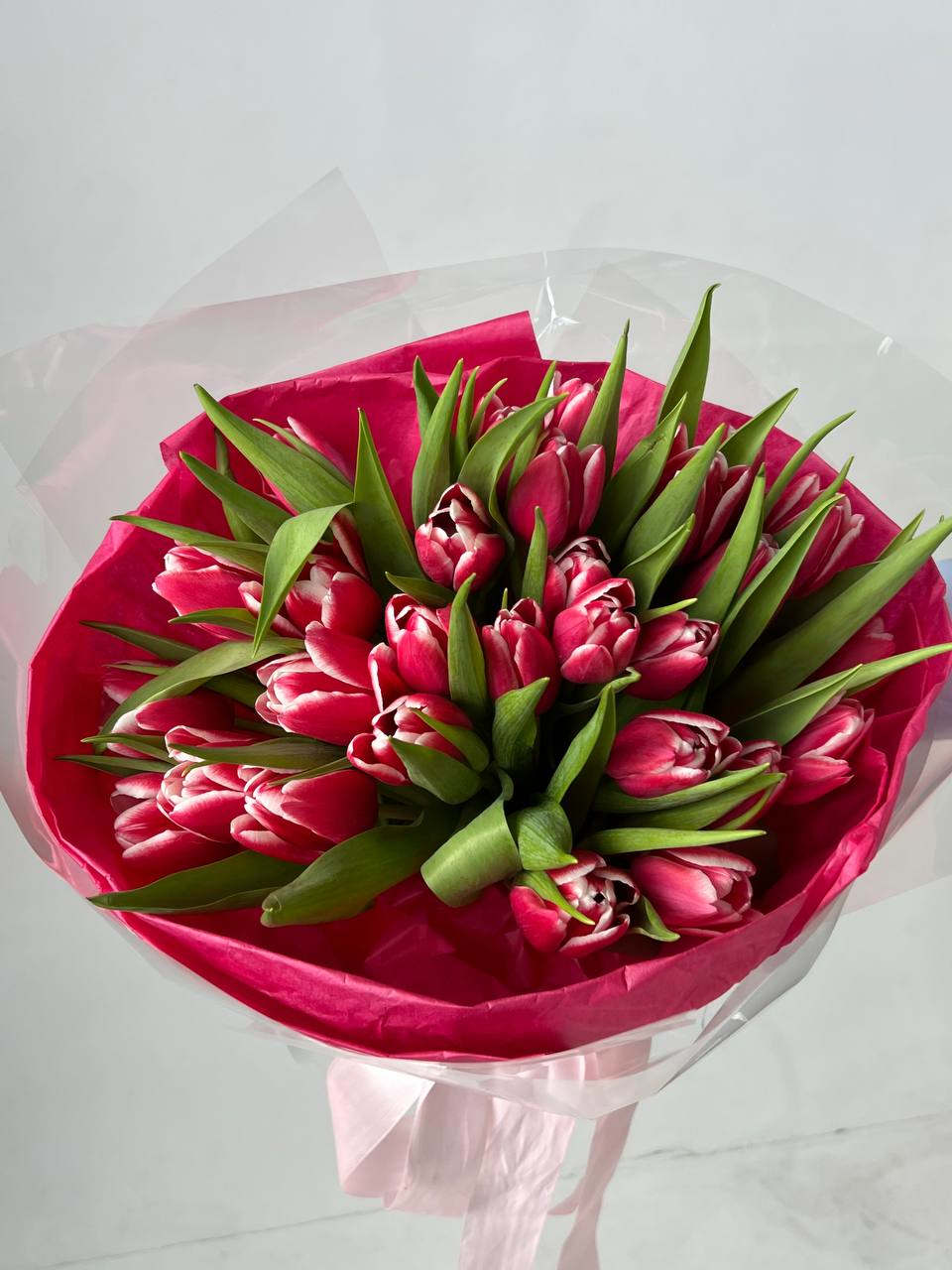 #68 Pink Rainfall - Pink tulips