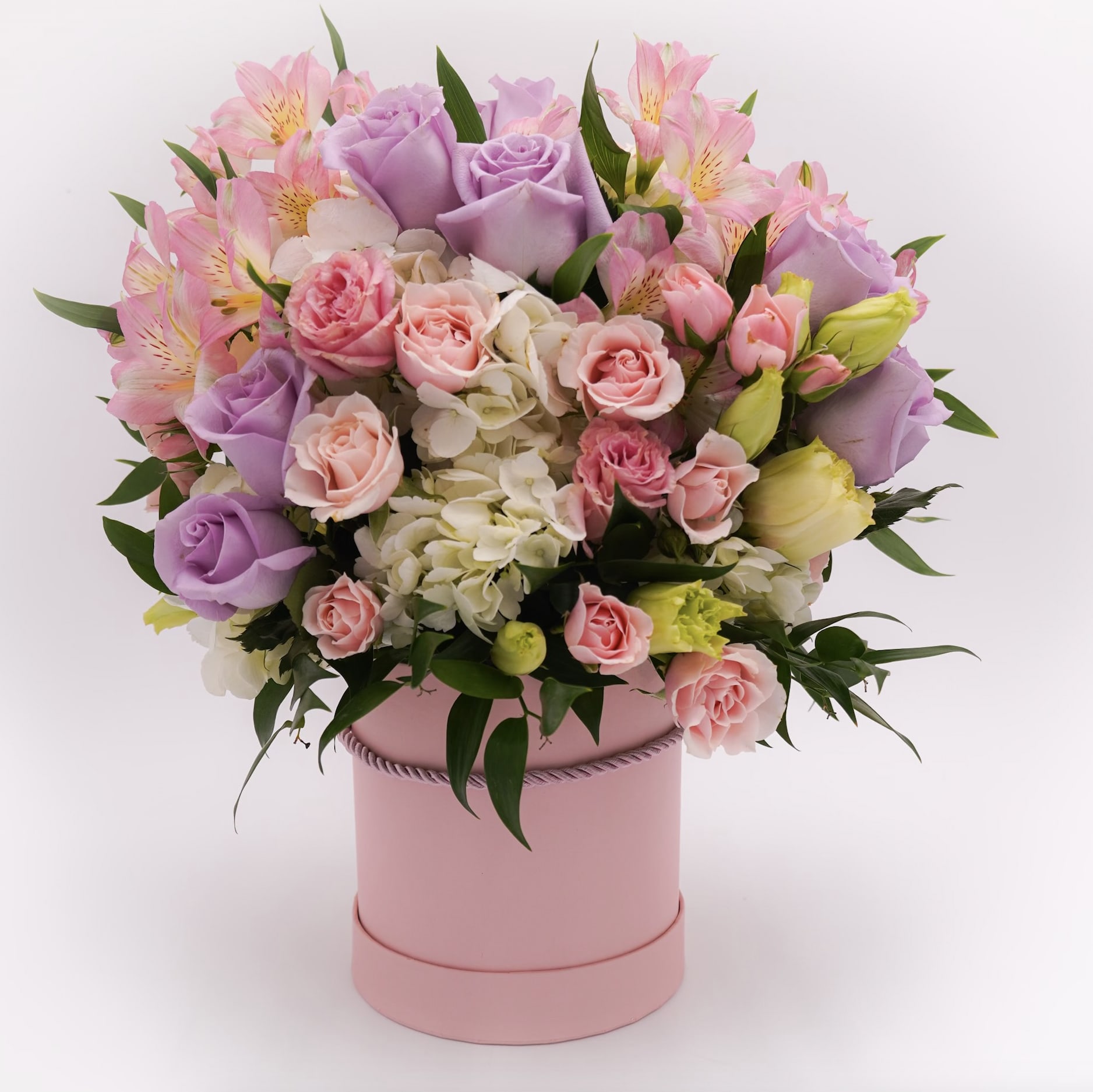 Pink Dreamscape Pink Dreamscape - Let the soft, romantic hues of pink and lavender transport you to a world of tranquility and beauty. Embrace the elegance of nature's finest blooms with our "Pink Dreamscape" arrangement.