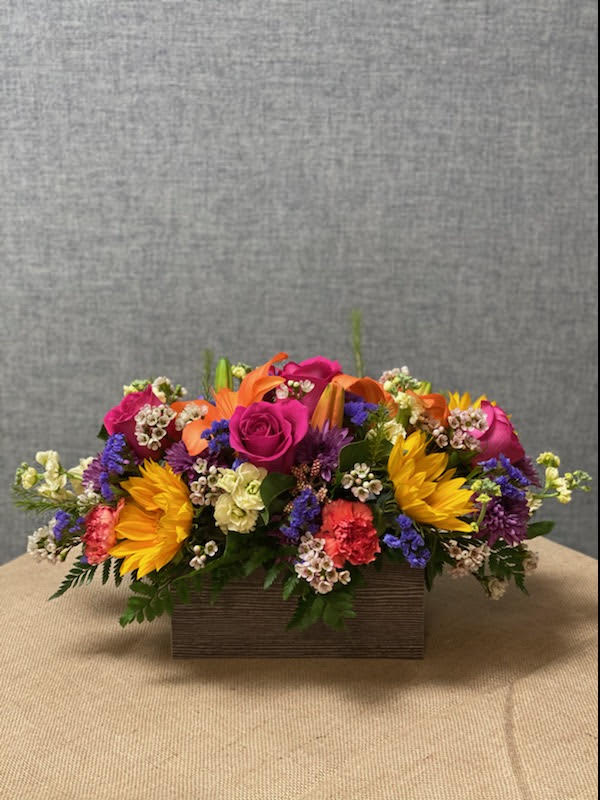 Julia's Elegance  - Vibrant Spring Mix of Flowers