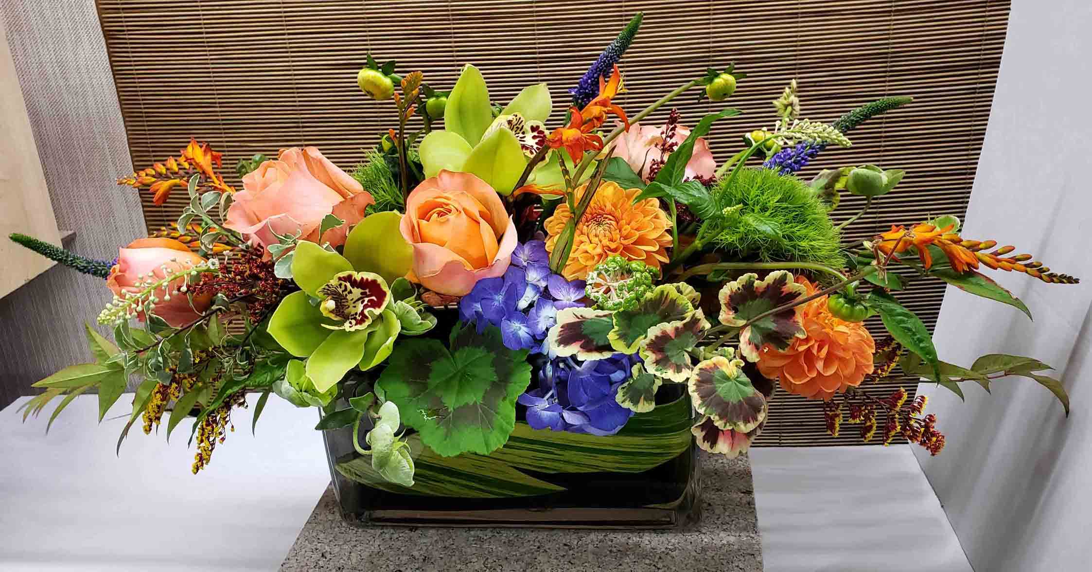 Abigails Les Fleur Oval Centerpiece main image 1