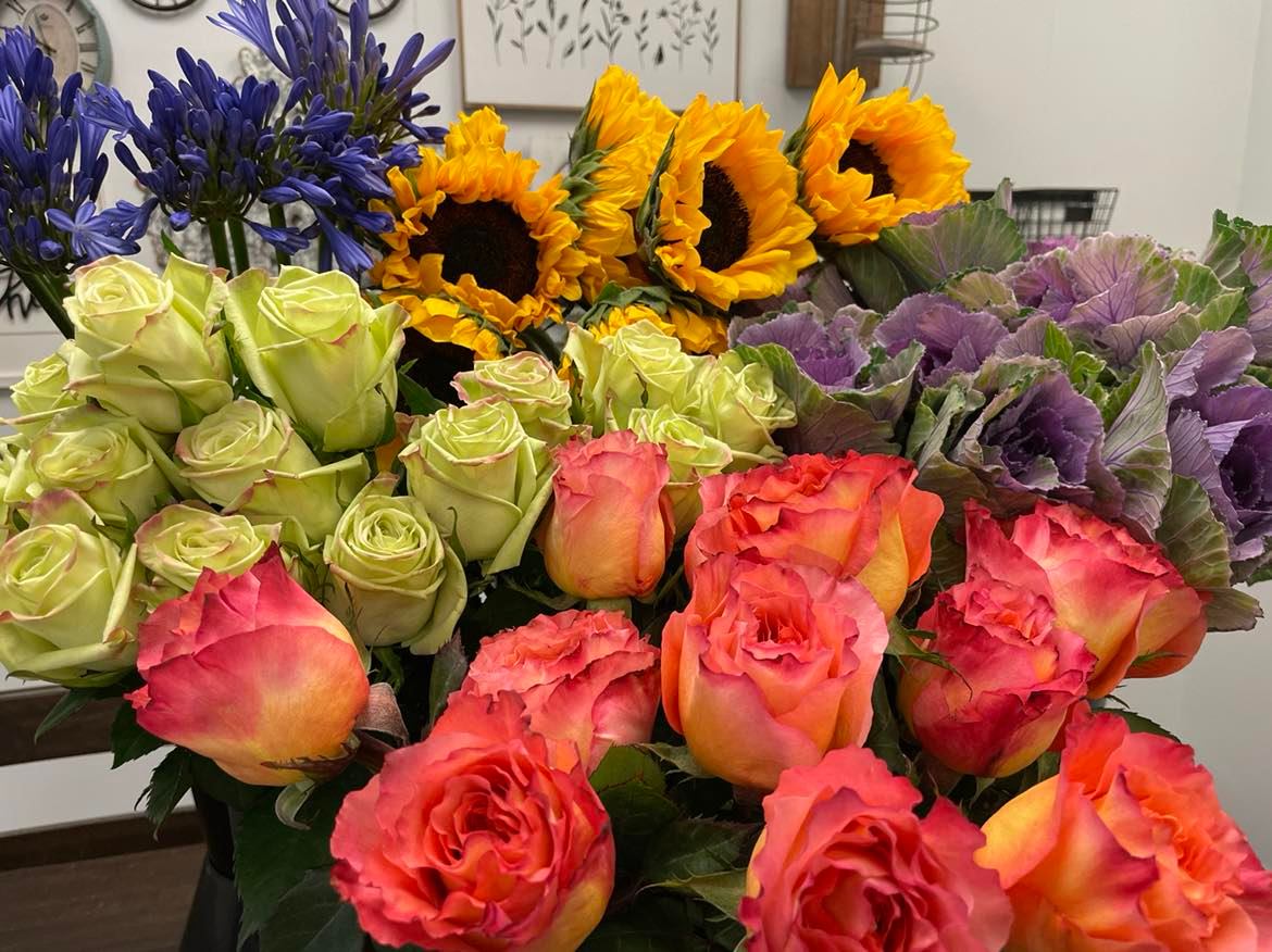 Designer's Special Vase Arrangement - Beautiful mix of fresh blooms arranged in a vase or container. All of our arrangements are 100% original, customizable and made-to-order.