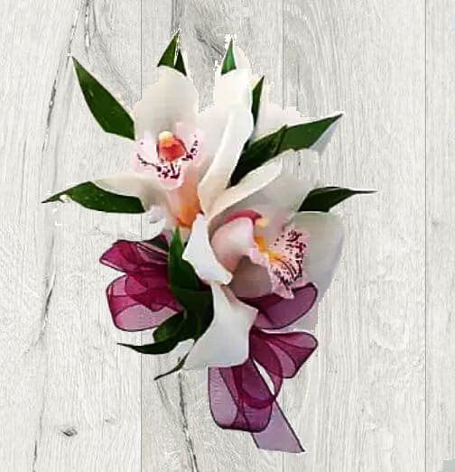 Elegant Orchid Wrist Corsageby Diana's Flowers Elegant Orchid Wrist Corsageby Diana's Flowers