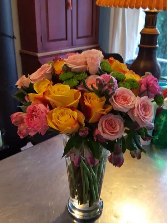 Love is in the Air Love is in the Air - full size vase of roses and more, This arrangement will make someone very happy, . It speaks.
