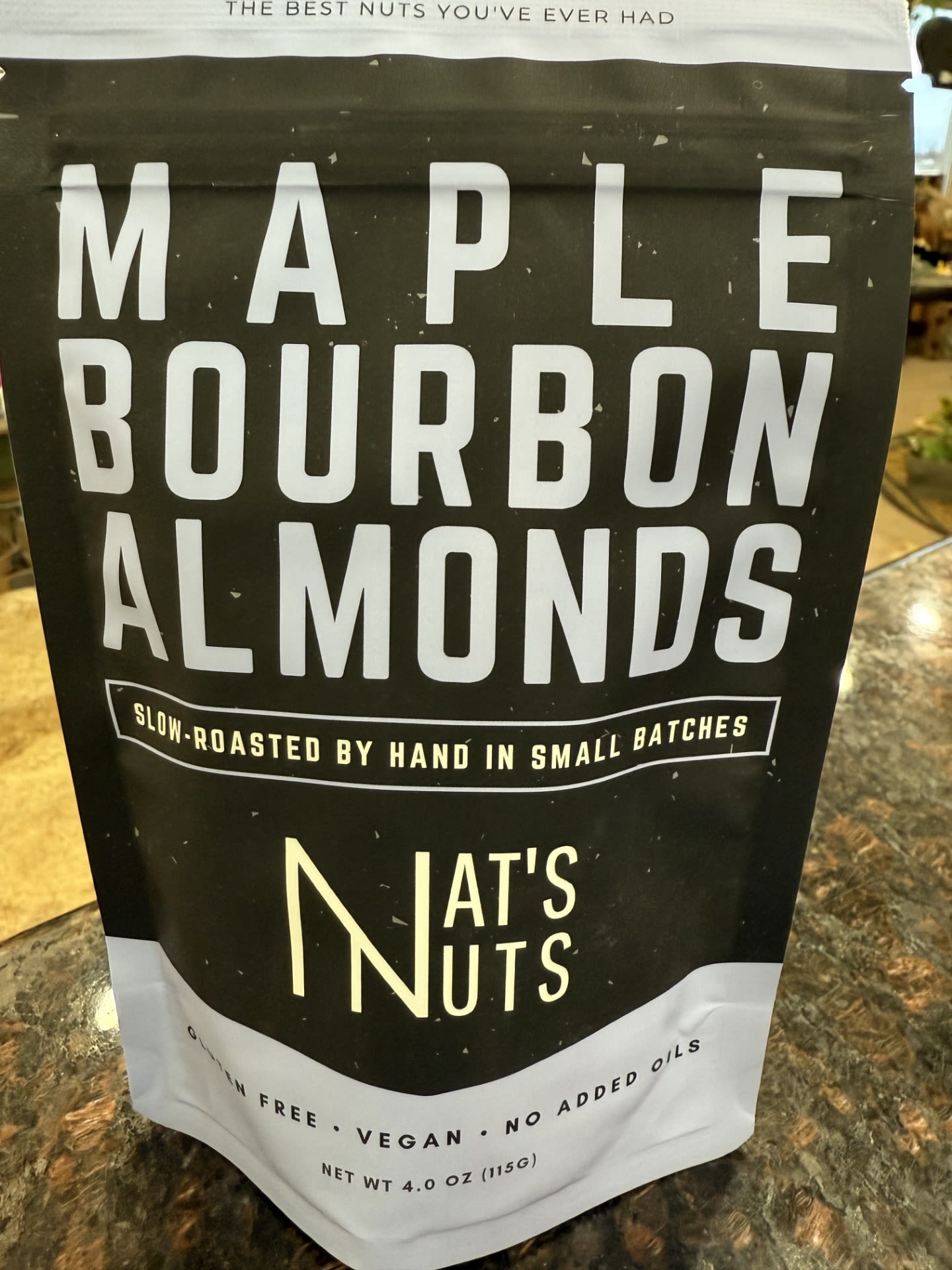 Maple Bourbon Almonds - We only use real and simple ingredients, which is why our Maple Bourbon Almonds make for a delicious treat any time of day.
