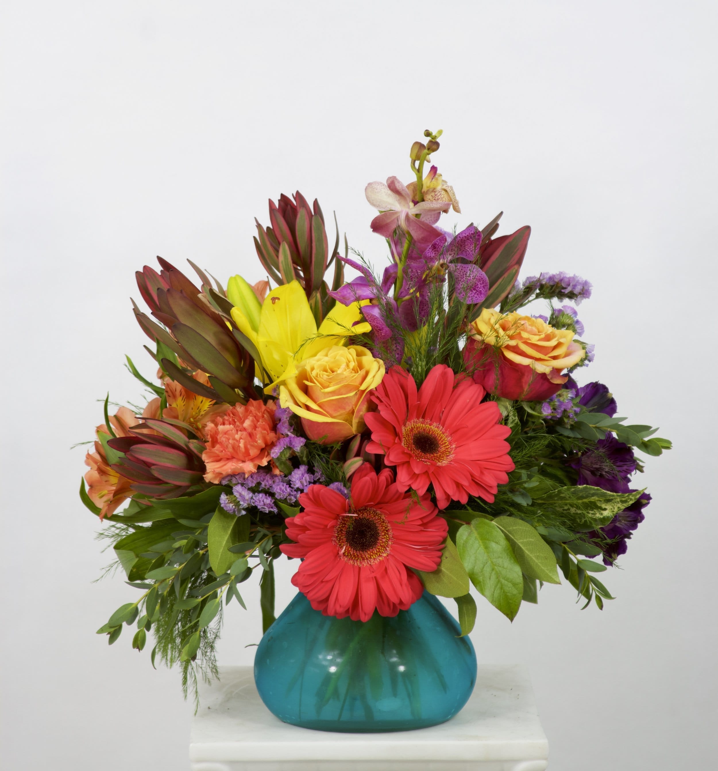 Angelic Wonderland - Substitutions may be necessary to ensure your arrangement or specialty gift is delivered in a timely manner. The utmost care and attention is given to your order to ensure that it is as similar as possible to the requested item (Please note that some flowers and colors may vary due to seasonality.)