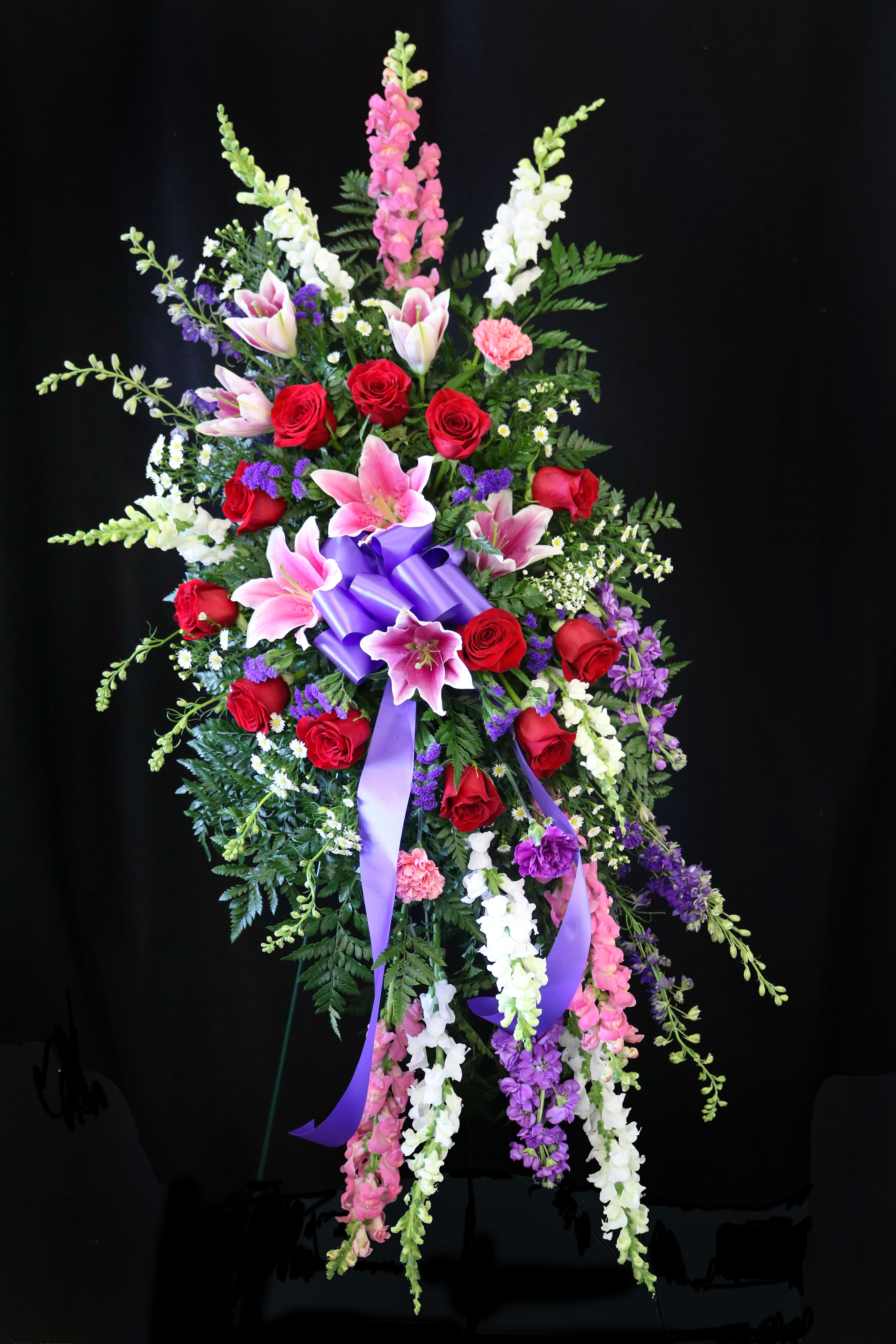 Pink & Purple Spray Pink & Purple Spray - A vibrant spray of flowing flowers that will leave you saying "Wow!"