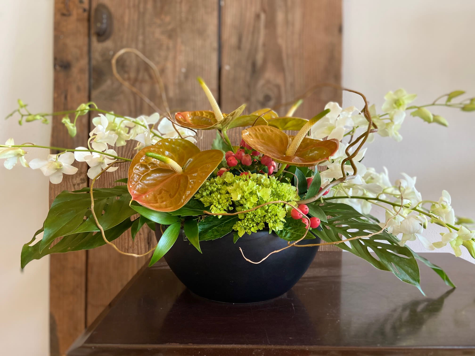 Tropical Elegance Tropical Elegance - Looking for Something more Unusual for Your Loved One? Let us Create a Tropical Design for Them. **Tropical Flowers do Require a Week Pre Order to Get In, So Please Pre Order for Your Special Occasion.