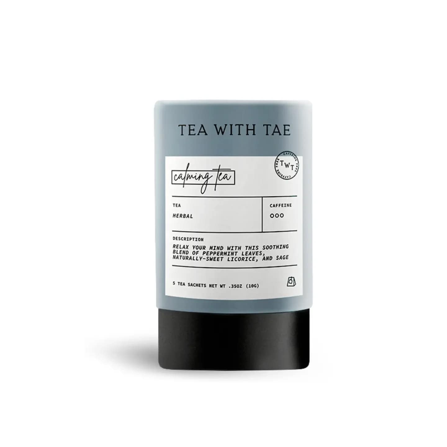 Calming Tea - Herbal Rest  - Calming Tea Herbal Rest Mini Tea Tube Gift 