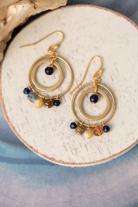 Starry Night Earrings - `