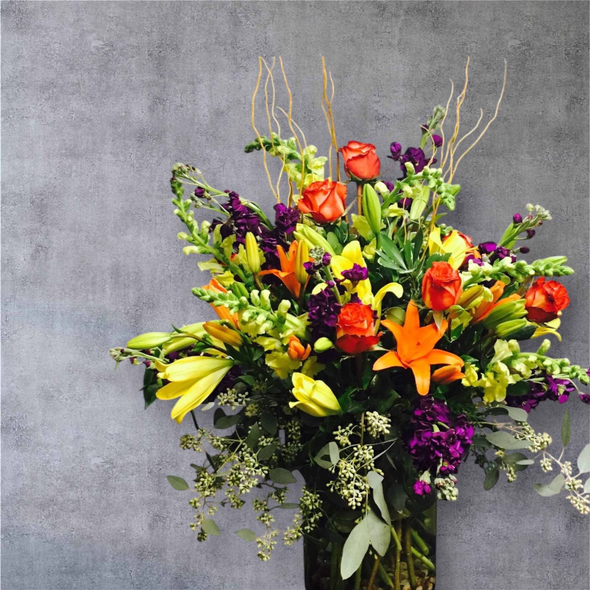 Flowering Thoughts - Big, beautiful vase of flowers to impress!