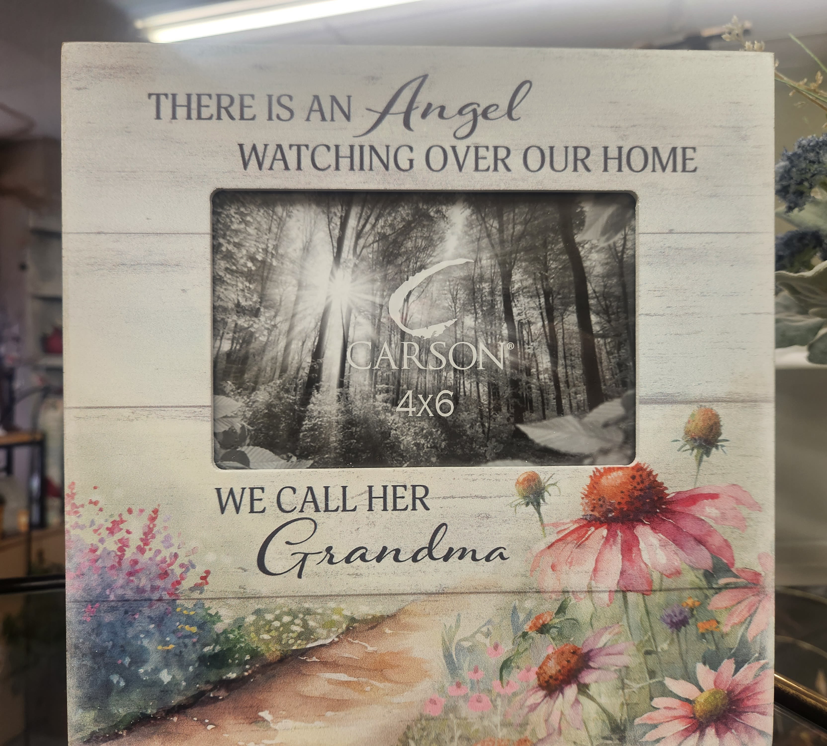 Grandma memorial picture frame Grandma memorial picture frame - Grandma memorial picture frame Saying "There is an angel watching over home, we call her grandma."