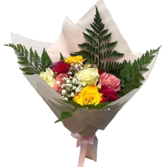 Assorted Dozen Roses Assorted Dozen Roses - A dozen roses with assorted colors based on availability