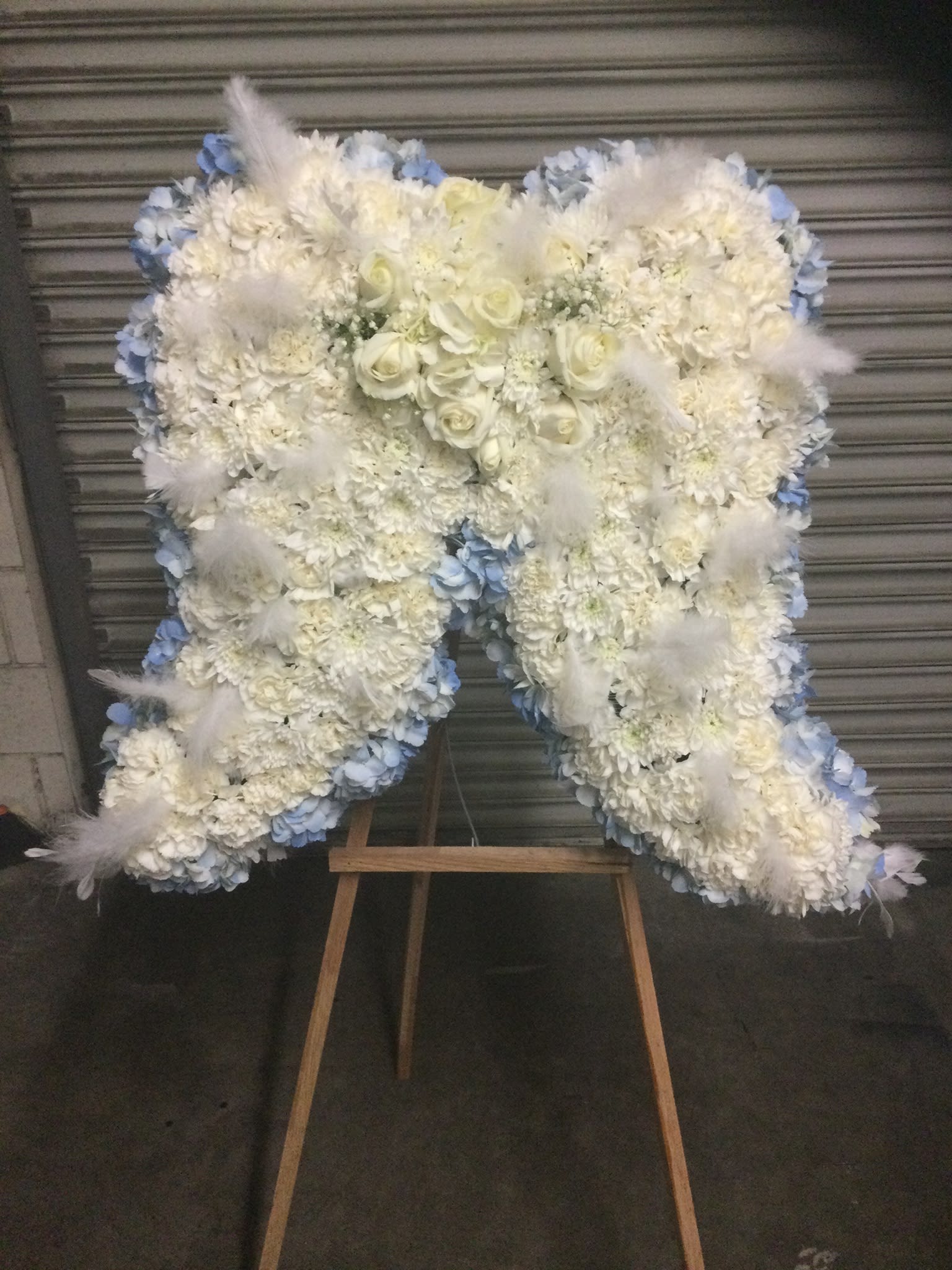 Gods Angel - You’re an Angel, white and blue wings