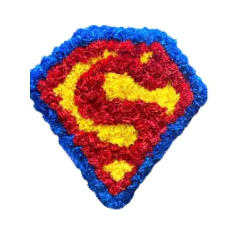 Superman Superman - Who is your Superman the perfect sympathy tribute for the super man in your life create it completely out of permanent botanical flowers