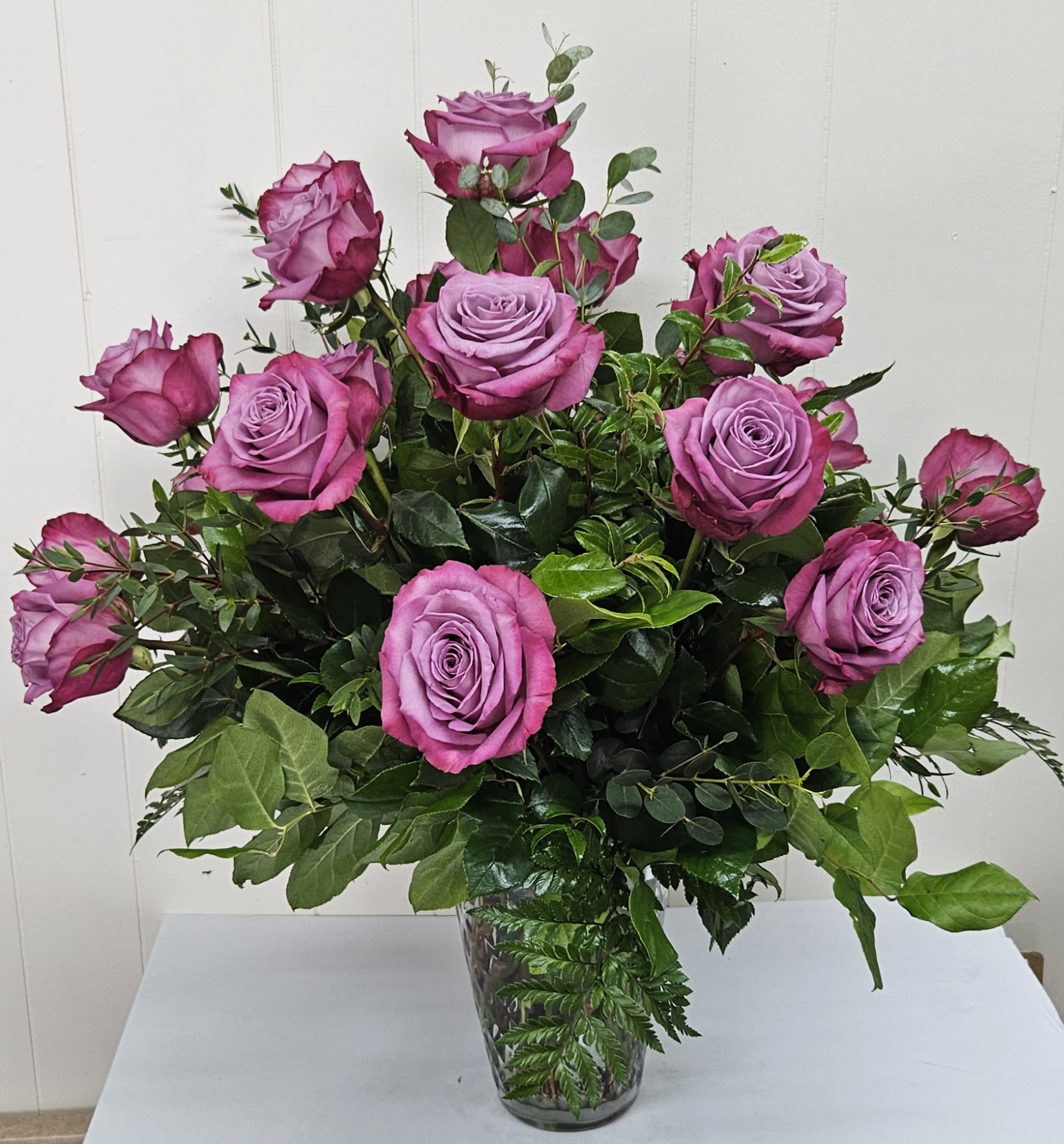 Magic Purple Roses - Two Dozen Purple Roses