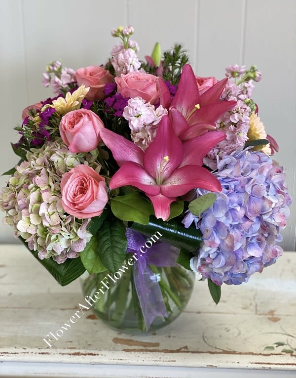 The Biltmore The Biltmore - Wow them with this stunner...filled with roses, hydrangea, lilies and other beautiful blooms...sure to make an incredible impression