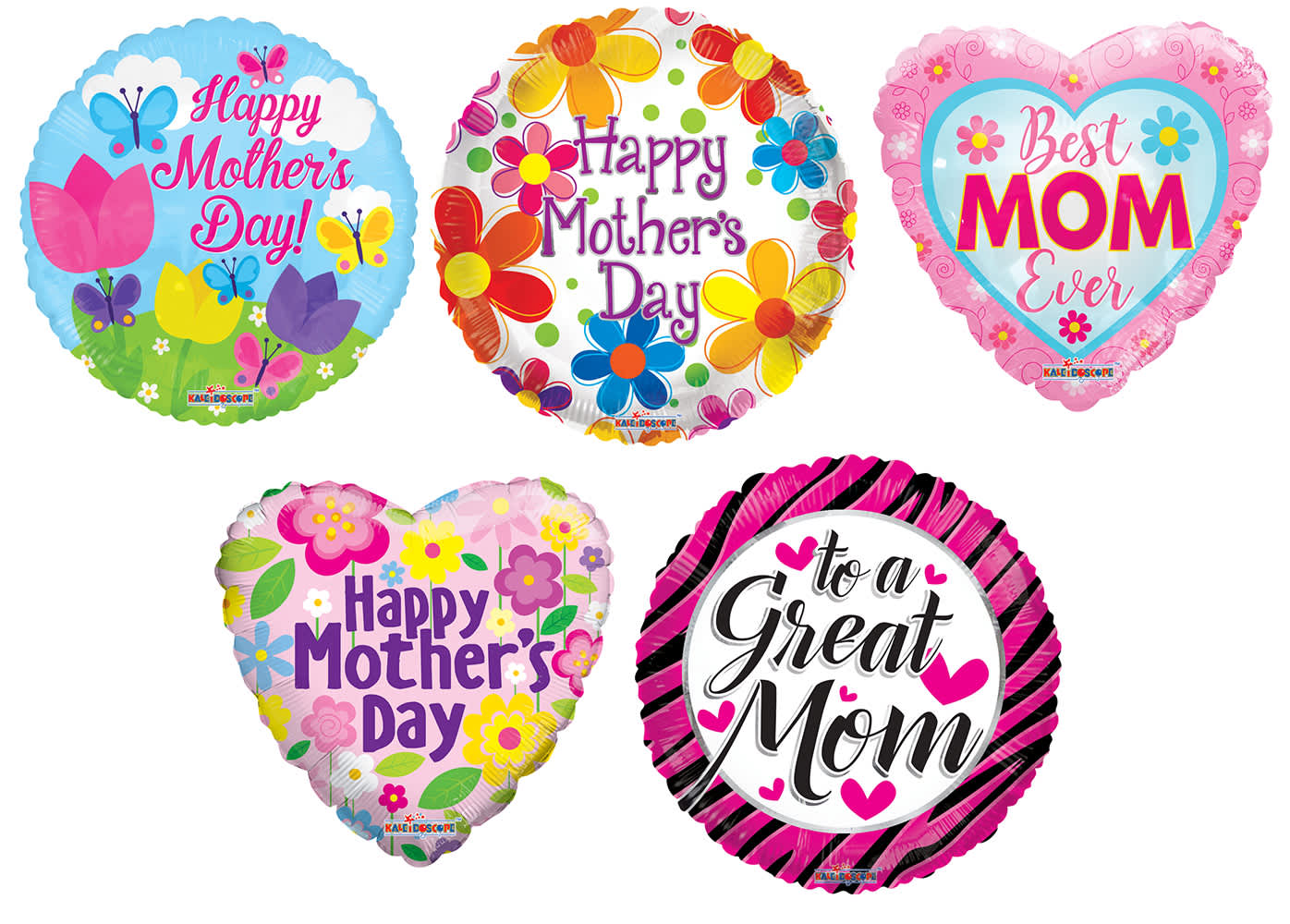 Mother's Day Mylar Balloon - Mother's Day Balloons, designs may vary.   Standard 1 Balloon 6.99 Deluxe    3 Balloon Bouquet 17.99 Premium 6 Balloon Bouquet 34.99