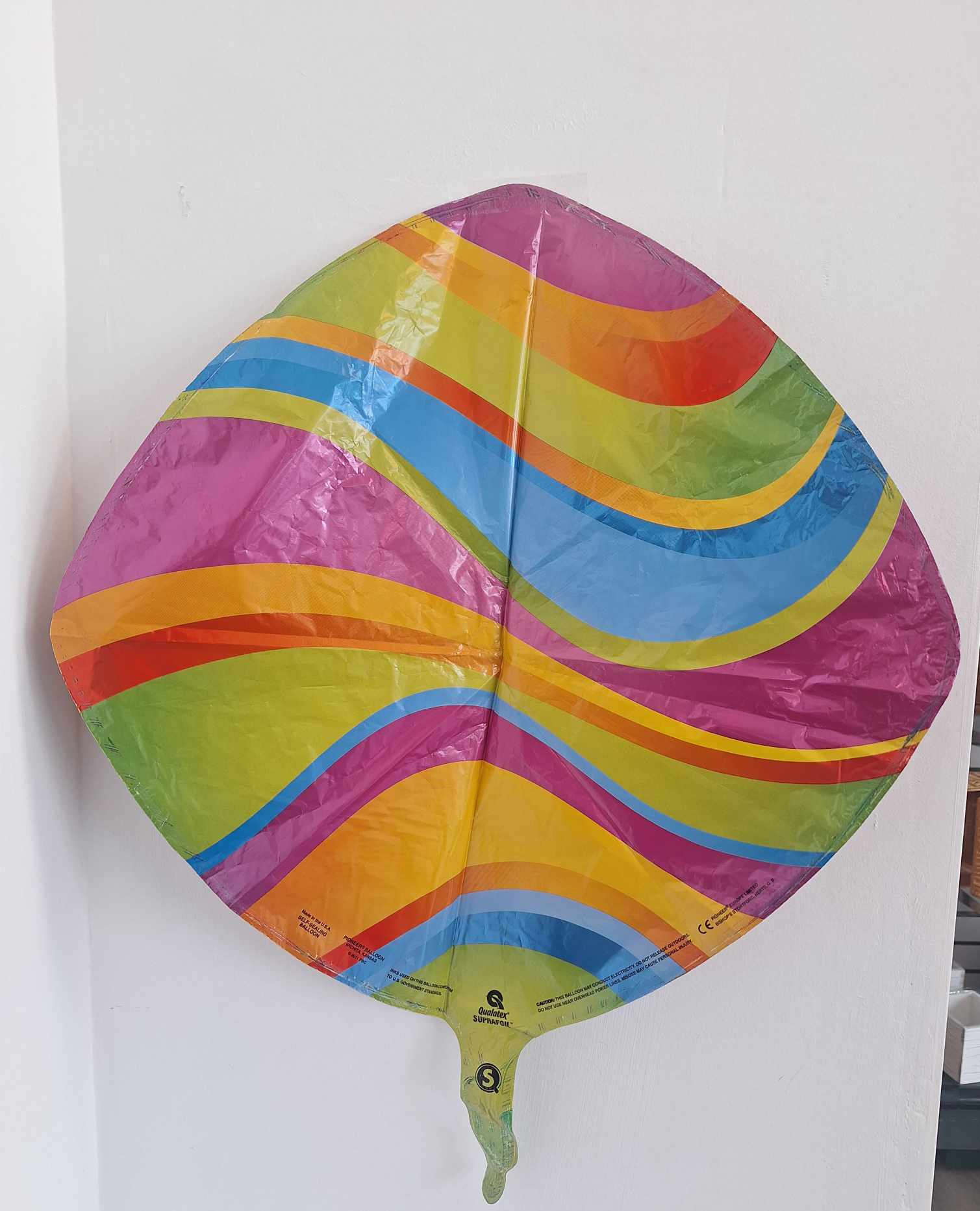 Rainbow Kite Mylar Balloon (721) Rainbow Kite Mylar Balloon (721) - 18in mylar that you can add to any balloon bouquet, stuffed animal, box of chocolates, or floral arrangement.