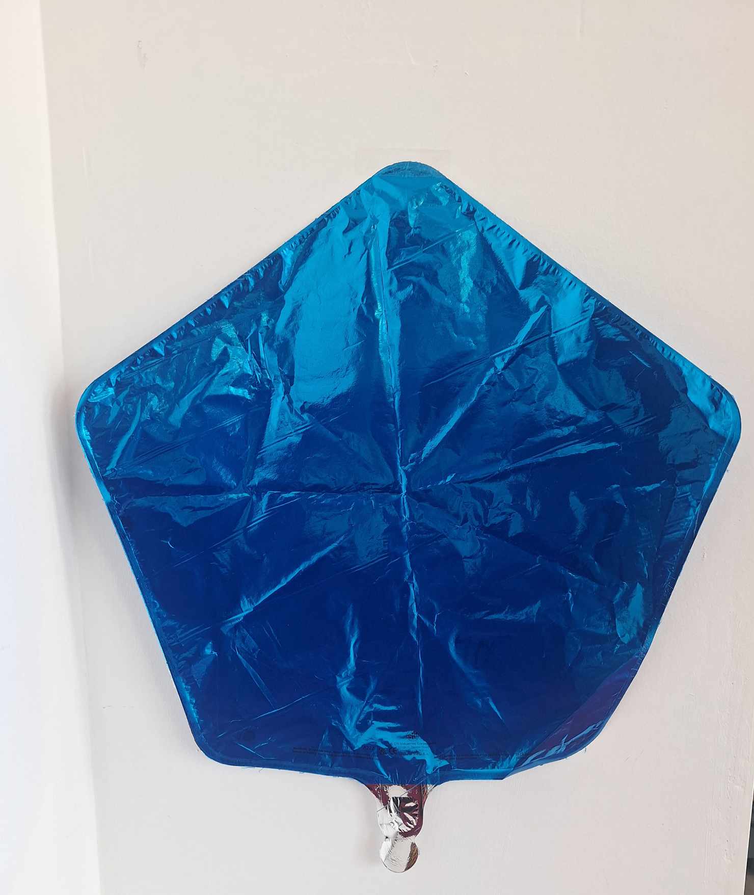 Blue Star Mylar Balloon (708) - 18in mylar that you can add to any balloon bouquet, stuffed animal, box of chocolates, or floral arrangement.